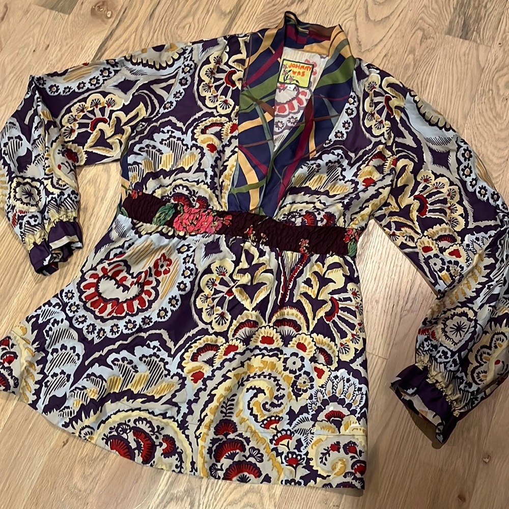 Johnny was 100% silk tunic